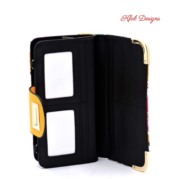 ❤️LAST! Flower Leopard Turn Lock Crossbody Wallet - Picture 5 of 5